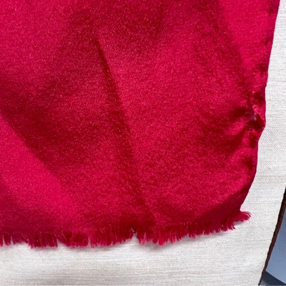 Beautiful Yves Saint Laurent YSL  Silk Satin Scarf 60